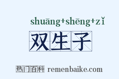 双生子是什么意思的图片